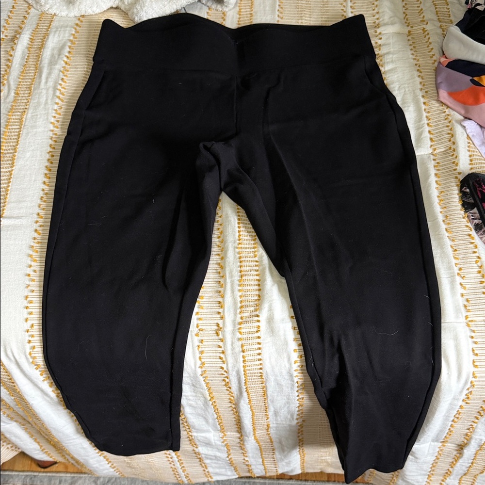 torrid Black Stretch Ponte Pants